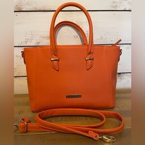 Caprese Porsche T Orange Handbag